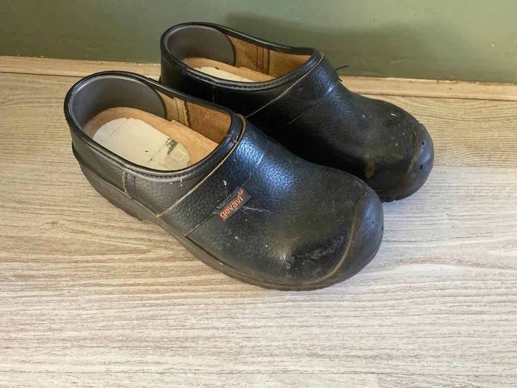 Gevavi 1230 gesloten PU SV klomp, Kleding | Dames, Schoenen, Gedragen, Werkschoenen, Zwart, Ophalen of Verzenden