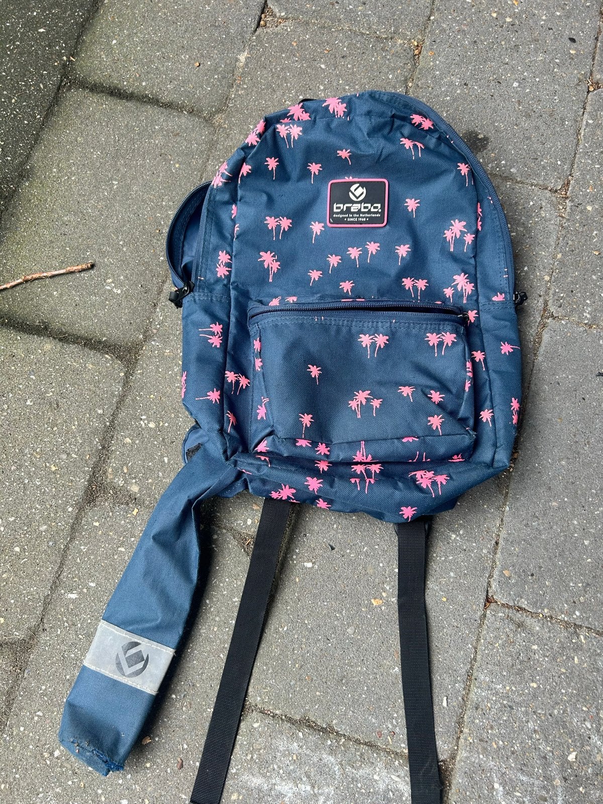 Brabo hockeyrugzak met palmboomprint - Gebruikt, Gebruikt, 25 tot 40 cm, 30 tot 45 cm, Ophalen