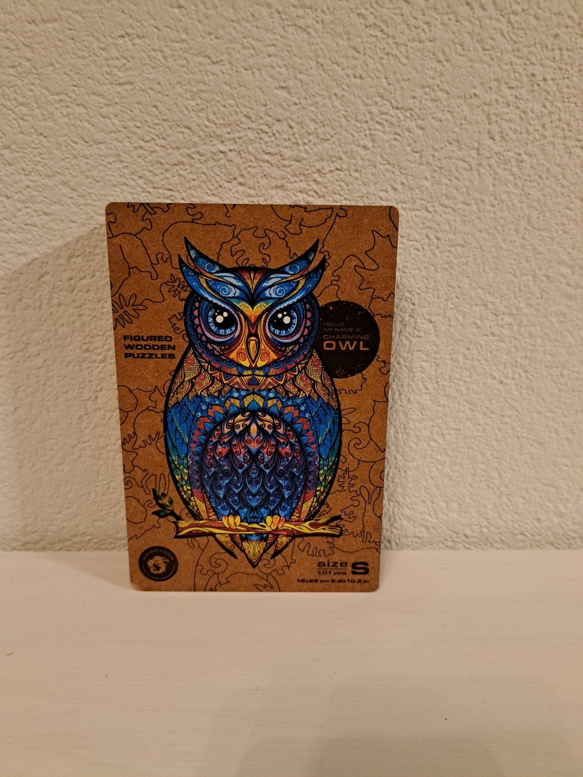 Unidragon Houten Uil Puzzel - Figured Wooden Puzzles, Ophalen, Minder dan 500 stukjes, Zo goed als nieuw, Legpuzzel