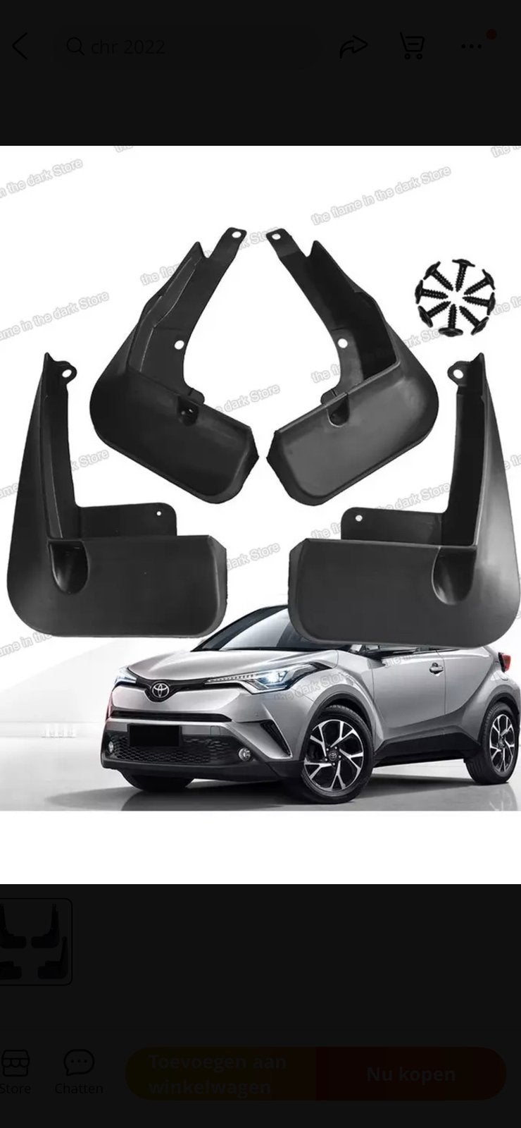 Spatlappen Toyota C-hr, Verzenden, Nieuw
