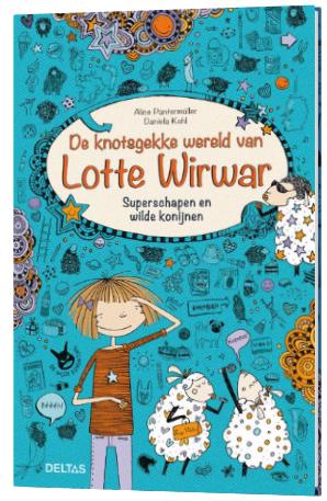Lotte Wirwar - Superschapen en wilde konijnen, Boeken, Ophalen of Verzenden, Zo goed als nieuw, Alice Pantermuller, Fictie algemeen