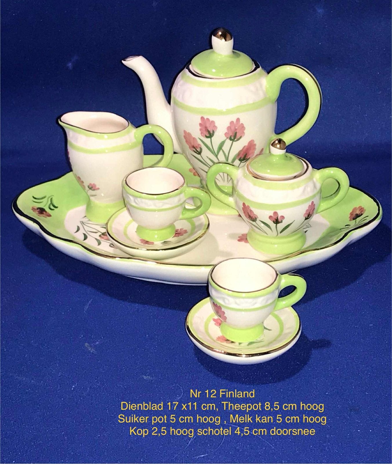 Mini Servies - Theeservies, Ophalen of Verzenden
