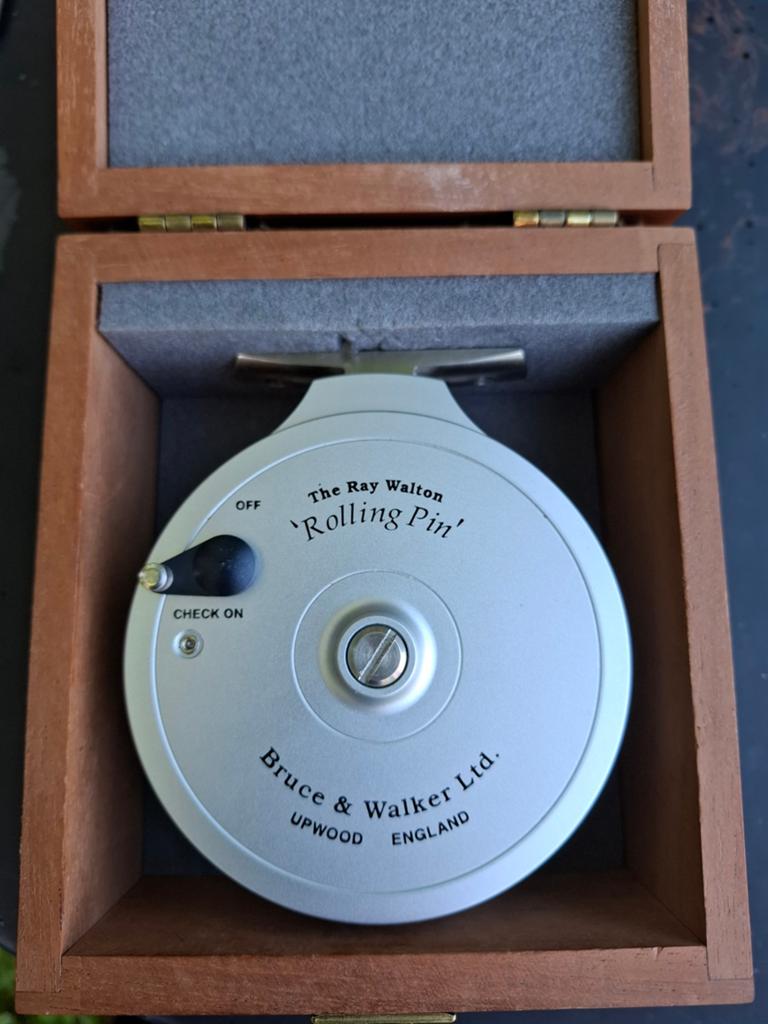 Bruce & Walker Ray Walton 'Rolling Pin' Centrepin Molen, Ophalen of Verzenden, Zo goed als nieuw, Molen