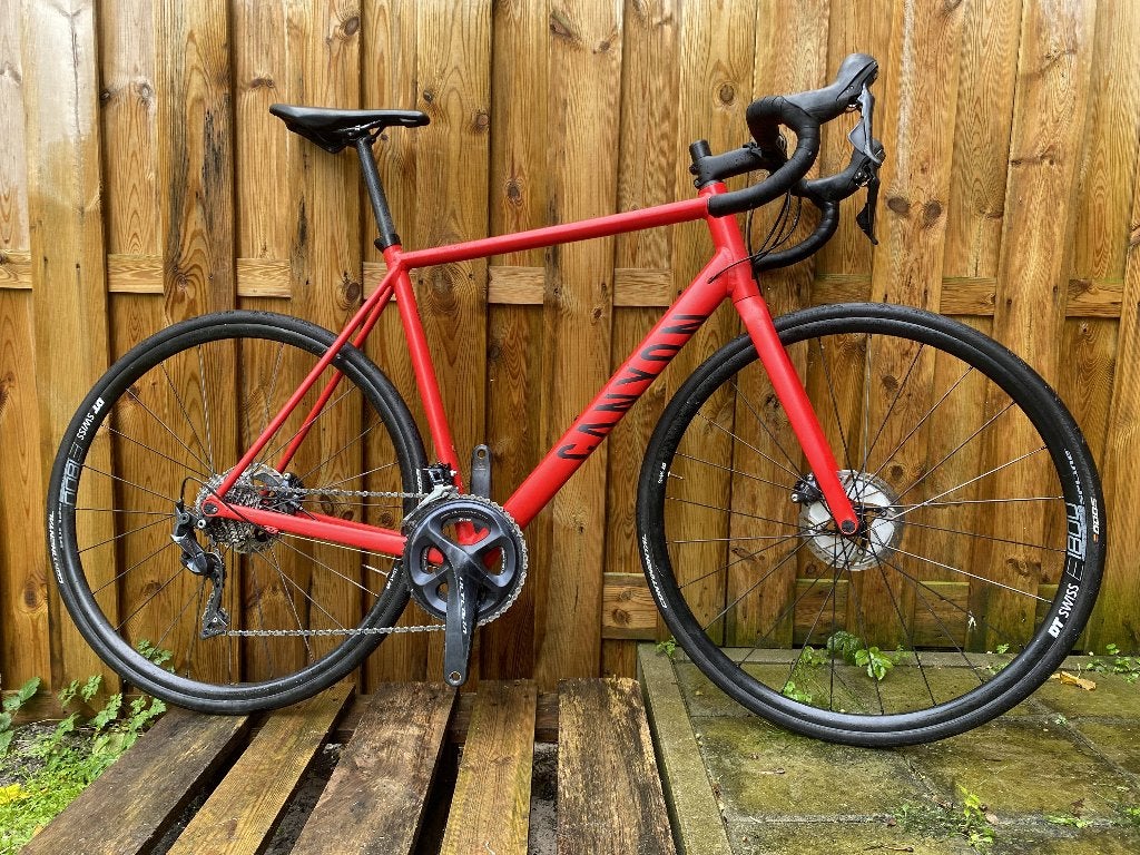 Canyon Endurace AL Disc 8.0 (Ultegra, DT Swiss, maat L), Fietsen en Brommers, 28 inch, Gebruikt, Aluminium, 57 tot 61 cm