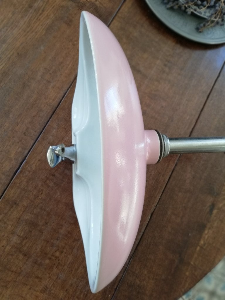 Tof vintage fonteintje in twee kleuren, roze onderkant, Ophalen