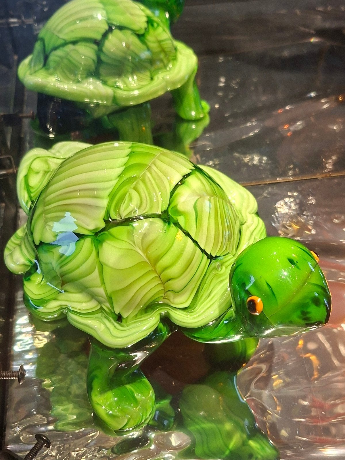 Te koop grote murano glazen schildpad zie foto, Ophalen of Verzenden