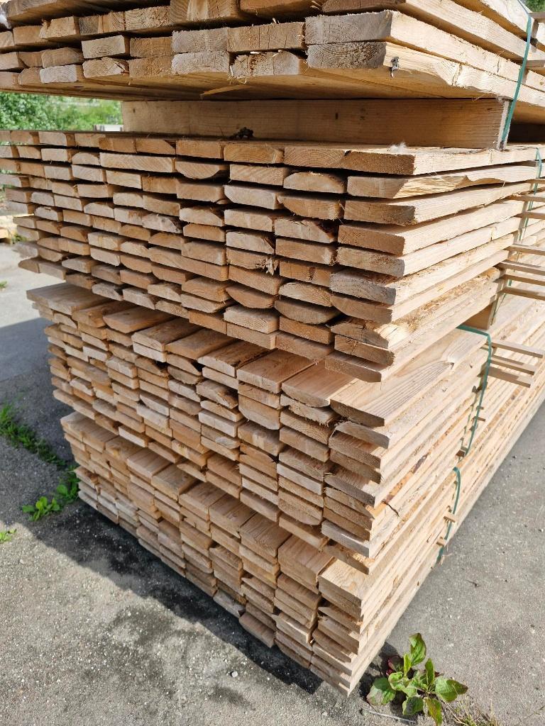 Pakket B-keus vuren hout ruw 22x100mm planken, Ophalen, Nieuw, 250 cm of meer, Planken