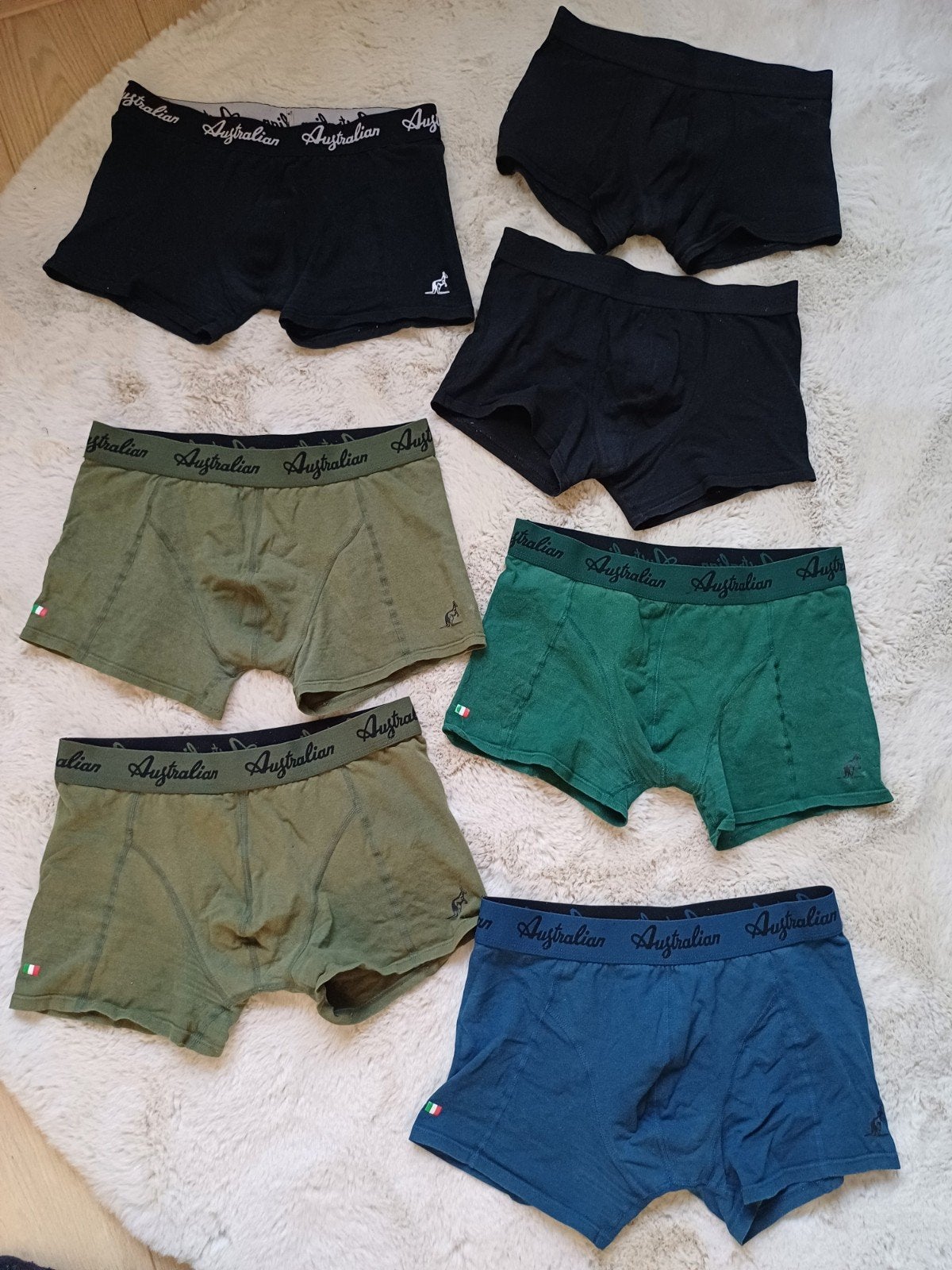 7 boxers ( jack and Jones + Australian ), Verzenden, Zwart, Australian, Boxer