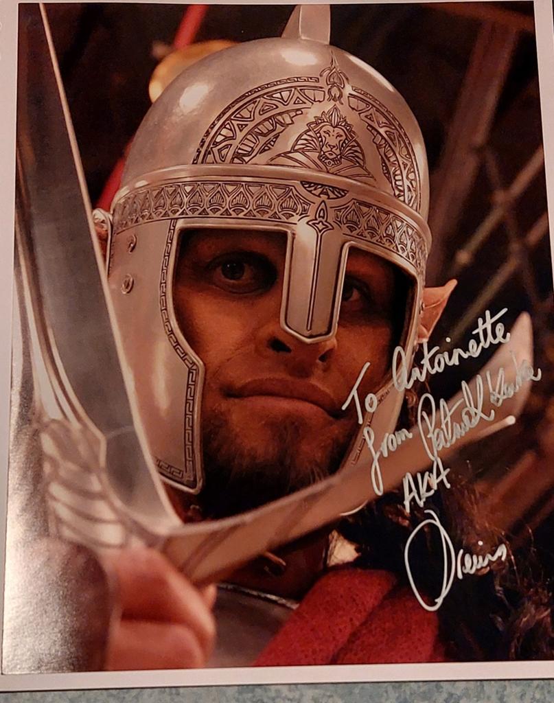 Handtekening Patrick Kake, Oreuis the chronicles of Narnia, Ophalen of Verzenden, Zo goed als nieuw, Film, Foto of Kaart