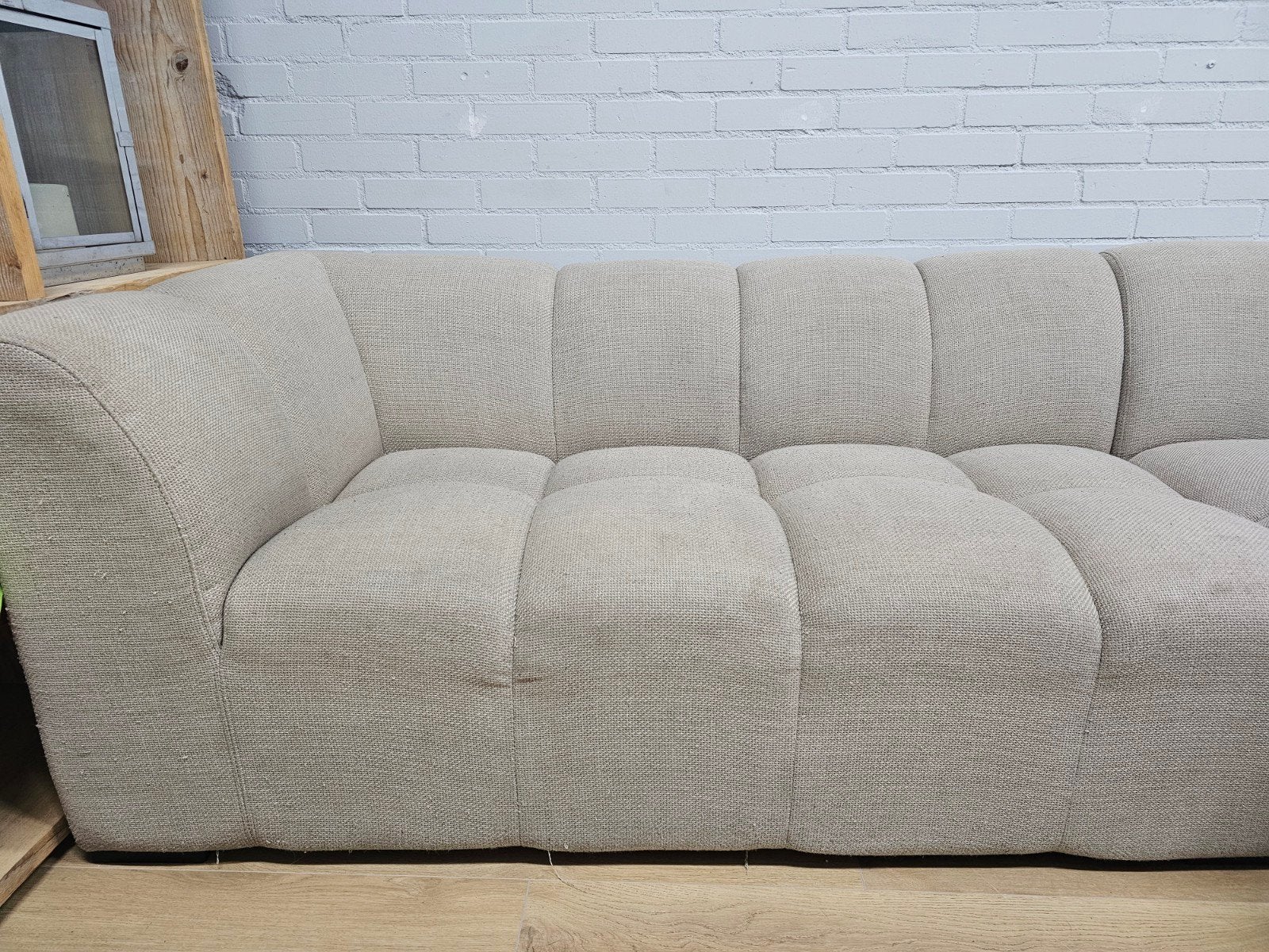 Moderne Hoekbank, 125 cm of meer, 125 cm of meer, Zo goed als nieuw, Info@homefriesland.nl