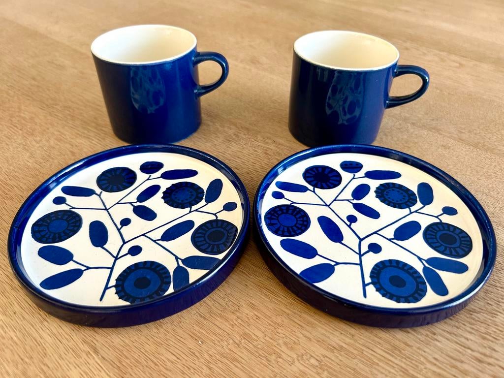 Vintage Melitta kop & schotel set '60s – zeldzaam, Ophalen of Verzenden