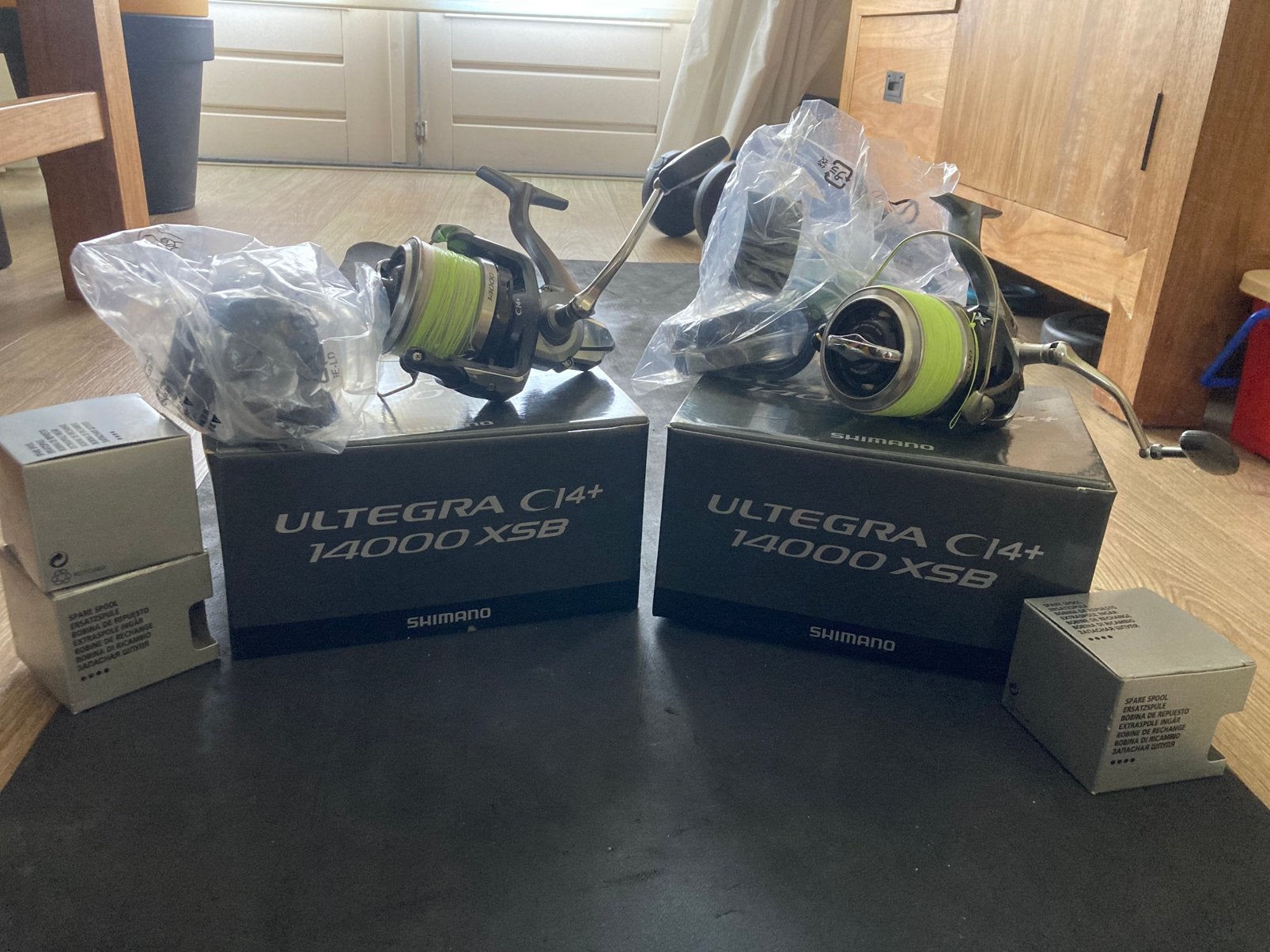 Shimano ultegra 14000 xsb ci4+, Watersport en Boten, Ophalen of Verzenden, Zo goed als nieuw, Molen