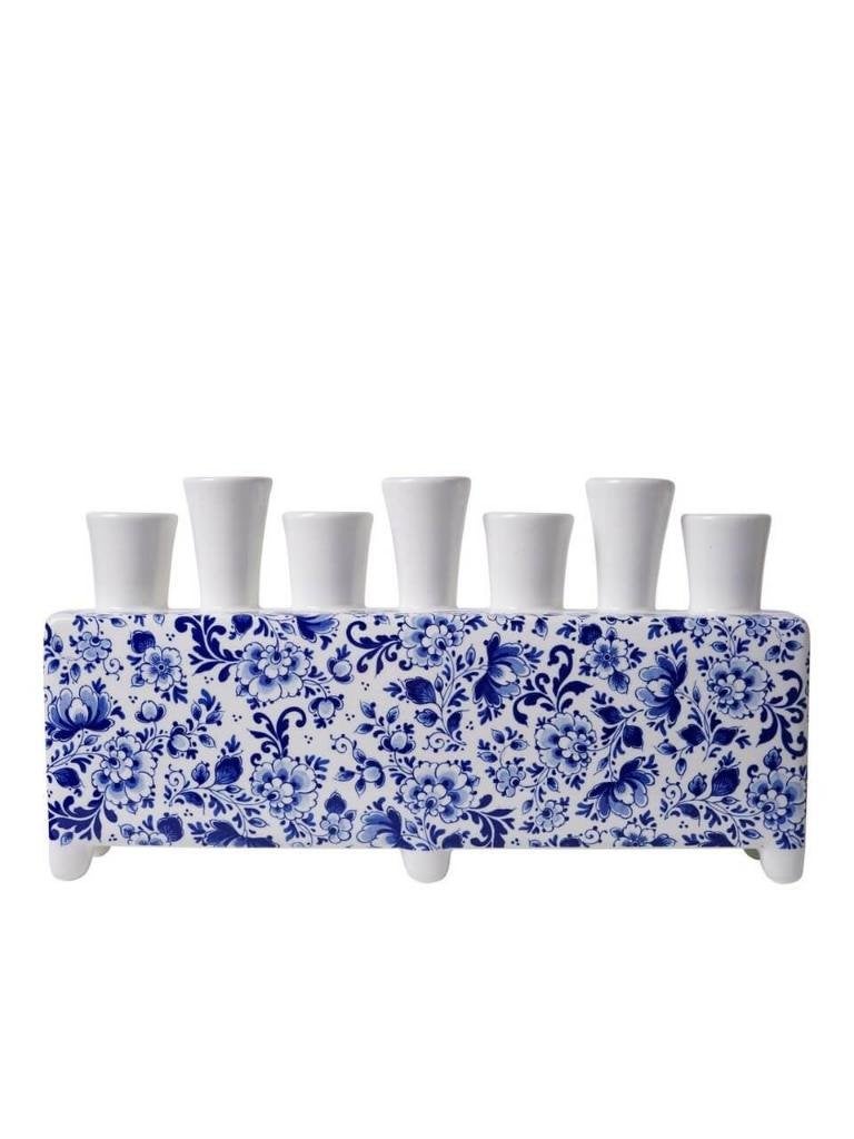 Nieuw, Heinen Delfts Blauw, Tulpenvaas Delfts blauw, Blauw, Ophalen of Verzenden, Industrieweg 7, 3881LB Putten, Info@heinendelftsblauw.nl