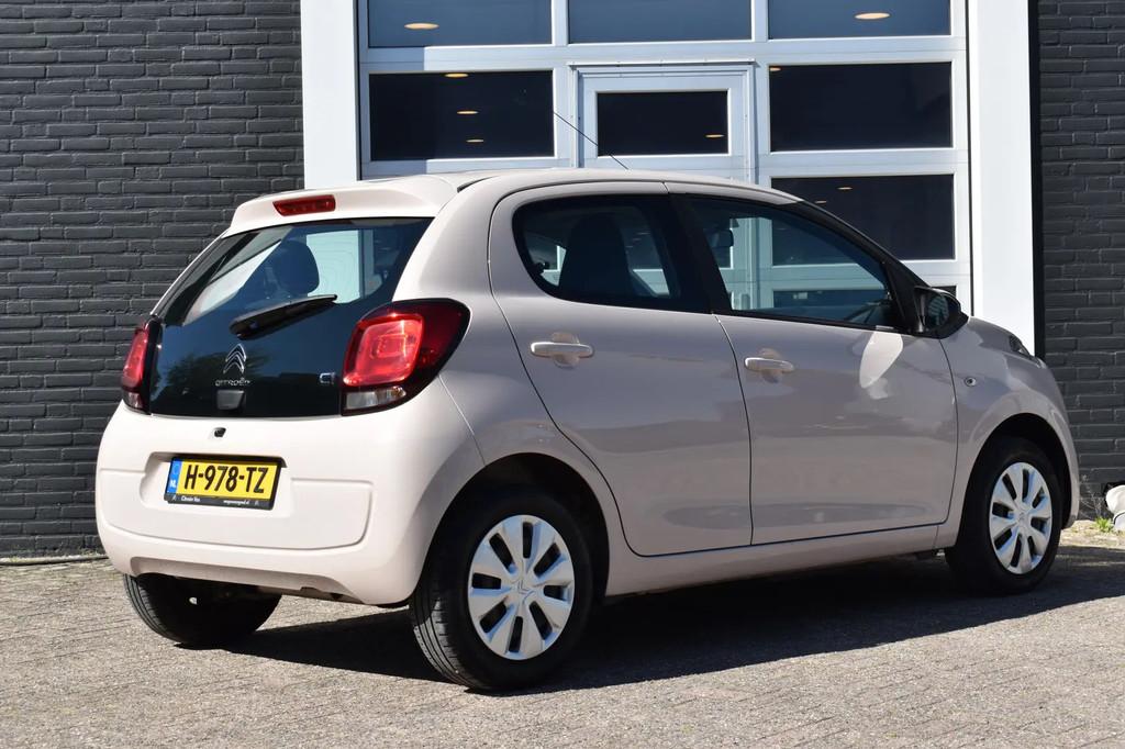 Citroën C1 1.0 VTi Feel € 9.400,00, Stof, Gebruikt, Bruin, 4 stoelen
