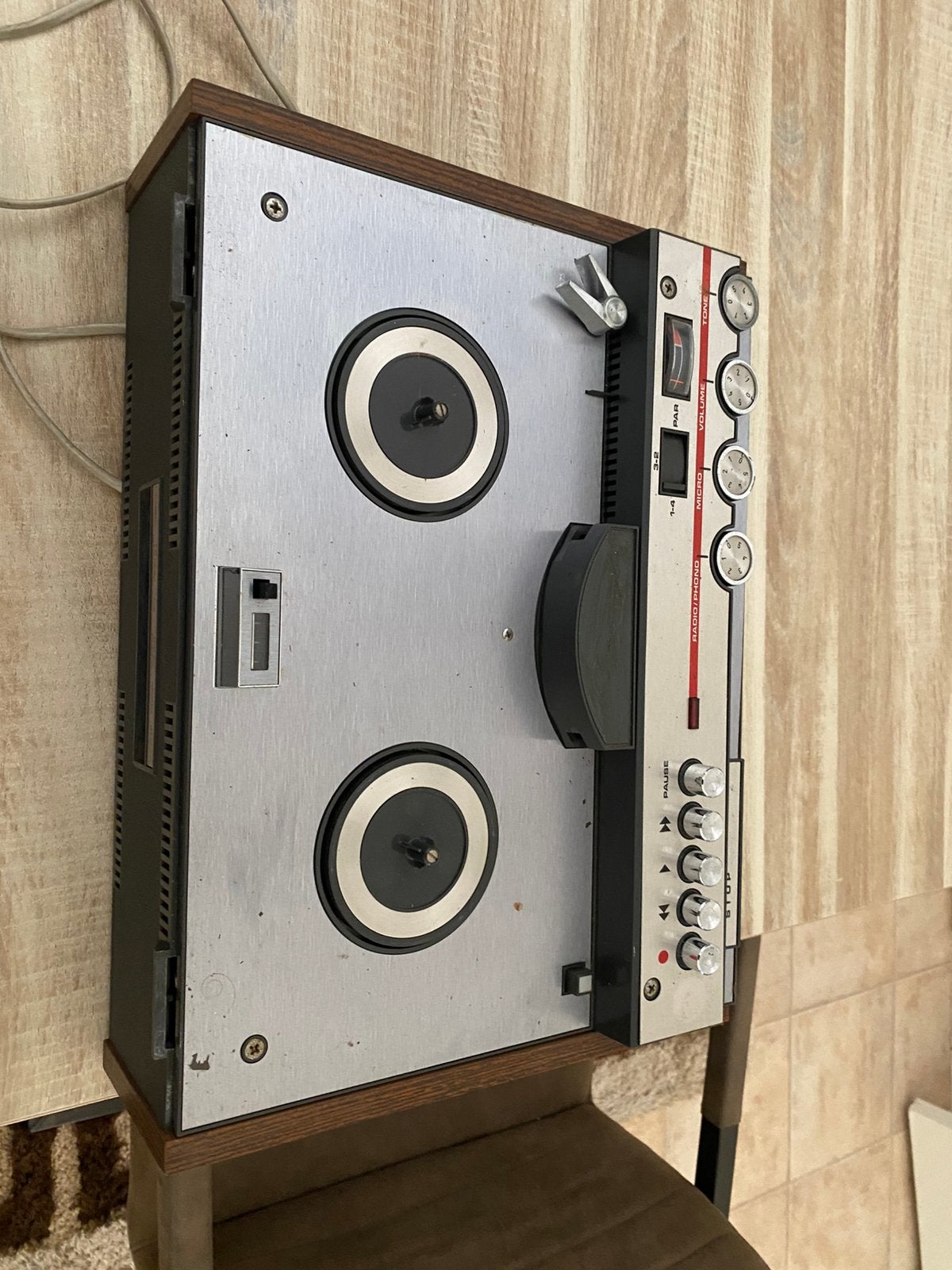 Bandrecorder aristona, Ophalen, Onderdeel