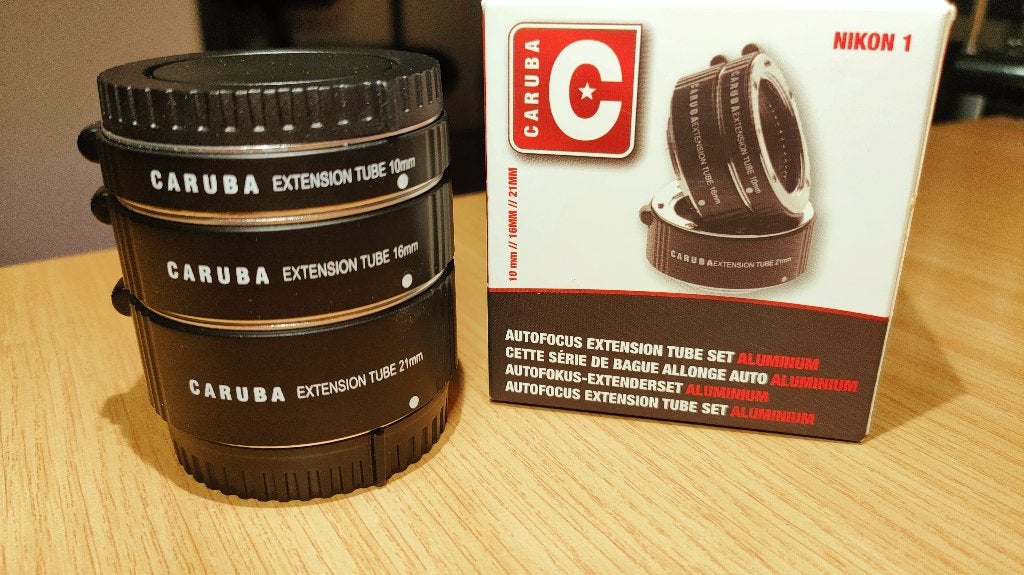 Caruba Autofocus Extension Tube Set voor Nikon 1-Mount, Verzenden, Nikon Z-mount, Nikon, Macrofunctie
