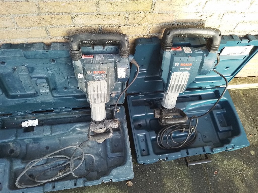 Breekhamer Bosch 2st 1700w kango hak/breekhamer sloophamer, Ophalen of Verzenden, Gebruikt, 600 watt of meer, Boor- en/of Breekhamer