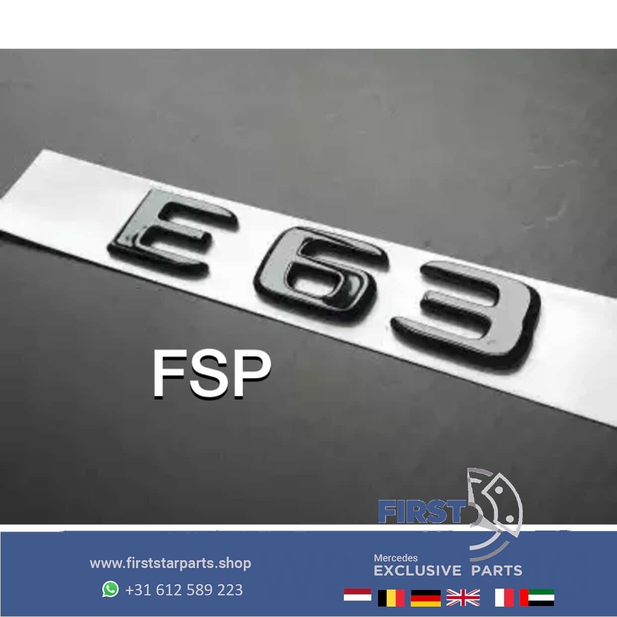 W207 W212 W238 W213 E63 LOGO EMBLEEM Mercedes E Klasse 63 AM