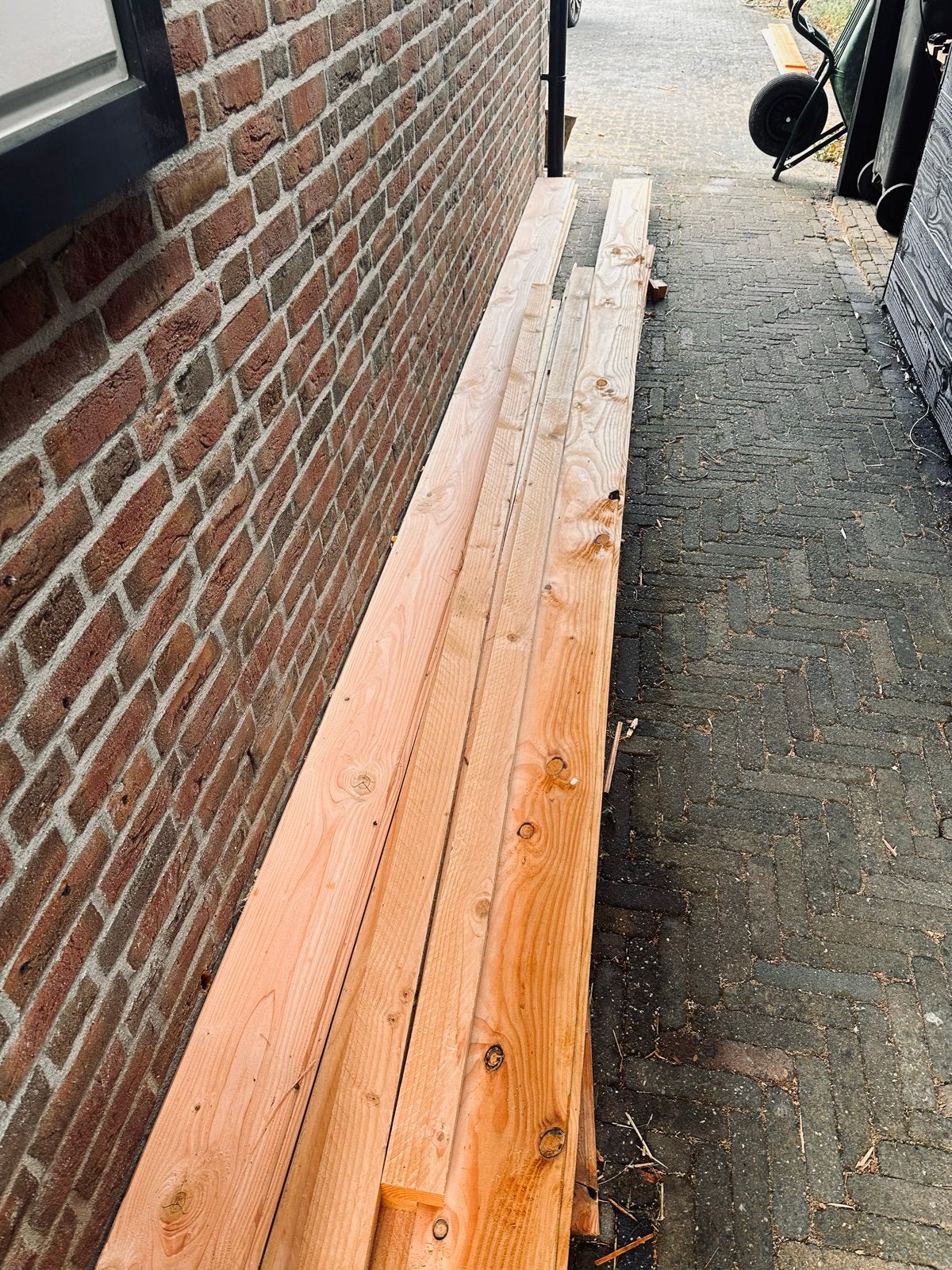 Douglas vellingdelen 5 meter 6 stuks.18mm x180mmx5000mm €3pm, Ophalen, Minder dan 25 mm, Nieuw, Plank