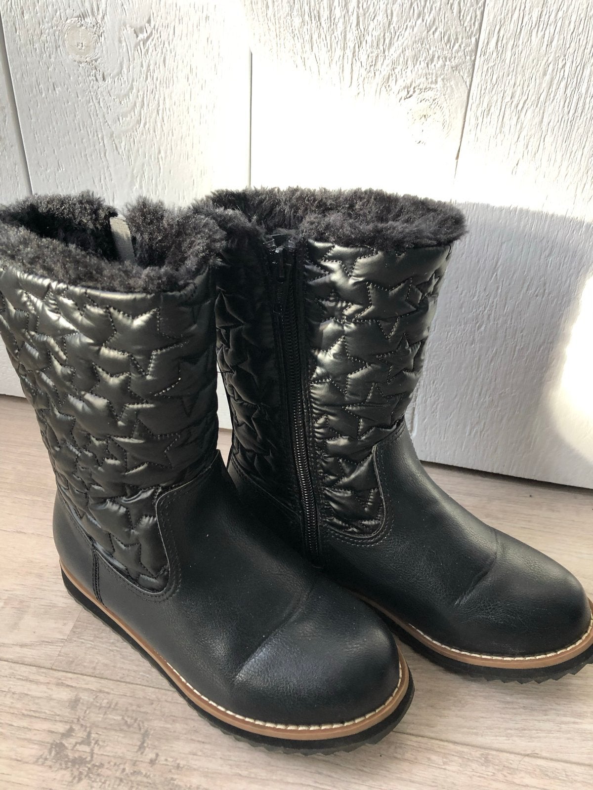 Zwarte Winterlaarzen met Bont Gevoerd - Maat 30, Meisje, Nieuw, Ophalen of Verzenden, Laarzen