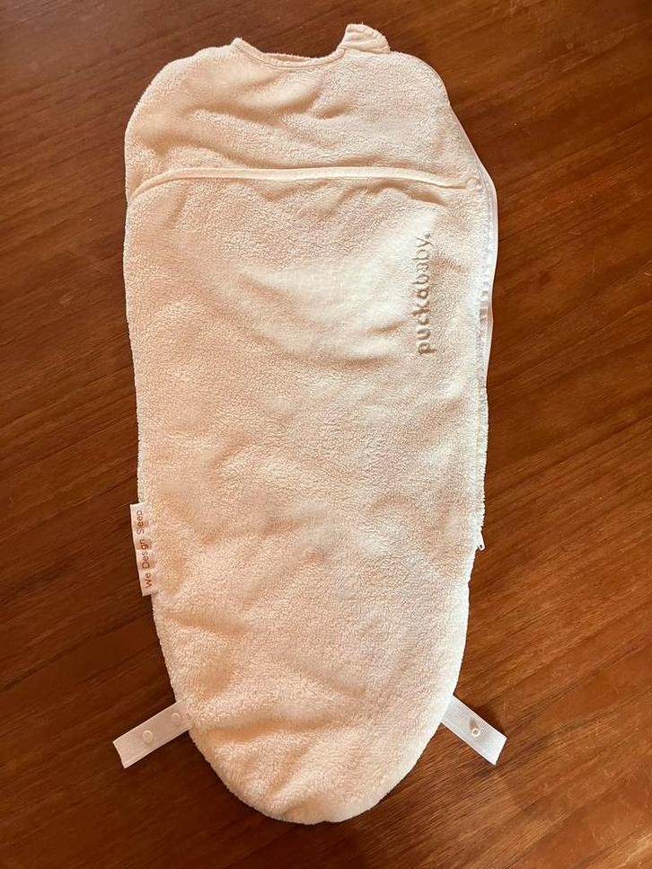 Puckababy piep teddy slaapzak 0-3 maanden, Kinderen en Baby's, Dekens, Slaapzakjes en Inbakerproducten, Zo goed als nieuw, Slaapzak