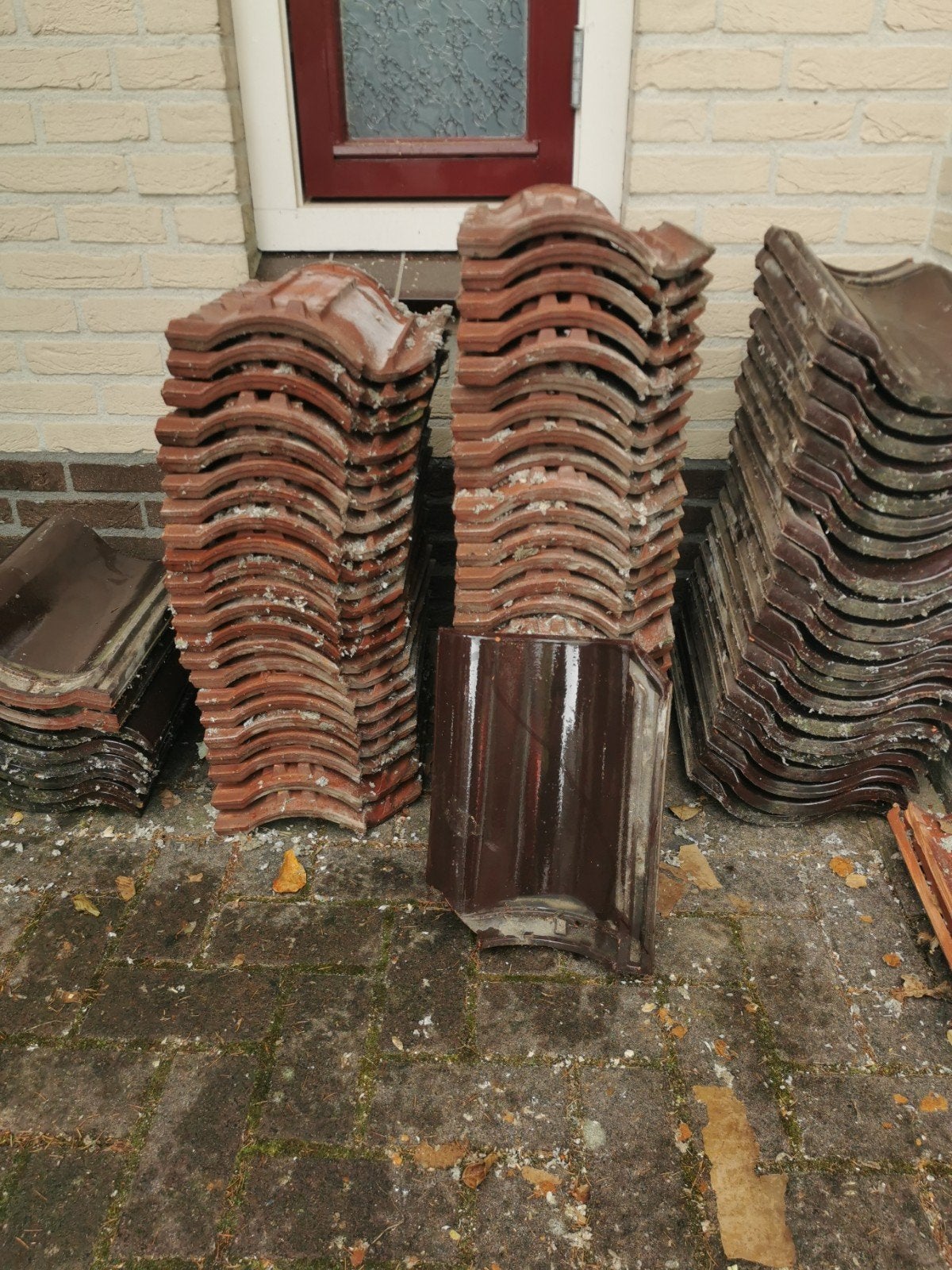 Koramic Narvik dakpannen (ong. 260 stuks), Ophalen, Gebruikt, Steen of Klei, 15 m² of meer