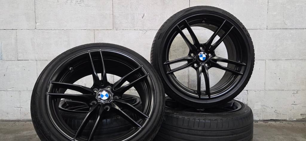 19" BMW 641M F30 F31 F32 F33 3-serie orig velgen zomerbanden, Auto-onderdelen, 19 inch, Gebruikt, Banden en Velgen, Ophalen of Verzenden