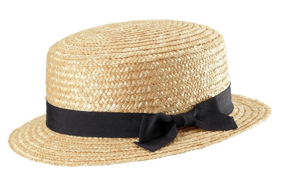 H&M strooien hoed zomerhoed met een band rond de bol 122-128, Meisje, Hoed, H&M, Nieuw