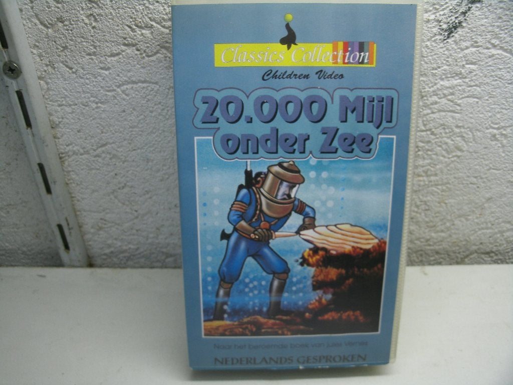 vhs 10a 20.000 mijl onder zee, Alle leeftijden, Ophalen of Verzenden, Zo goed als nieuw