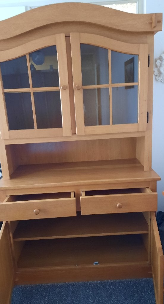 Buffetkast van eikenhout, Ophalen, Gebruikt, 100 tot 150 cm, Eikenhout