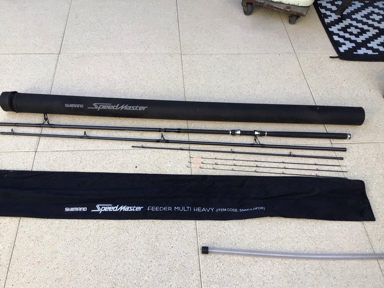 Shimano SpeedMaster Feeder Multi Heavy Hengel, Ophalen, Zo goed als nieuw, Werphengel