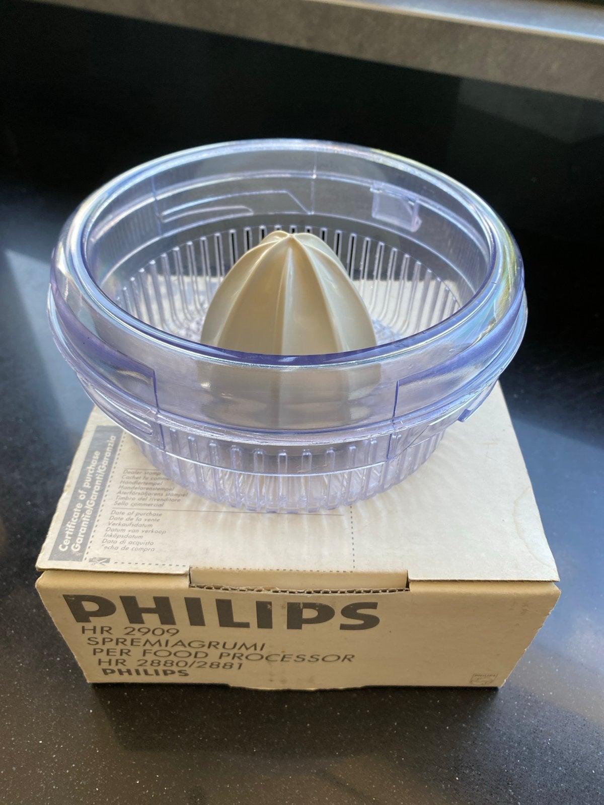Philips Citruspers voor Keukenmachine HR 2909, Witgoed en Apparatuur, Ophalen of Verzenden, Zo goed als nieuw, Vaatwasserbestendig