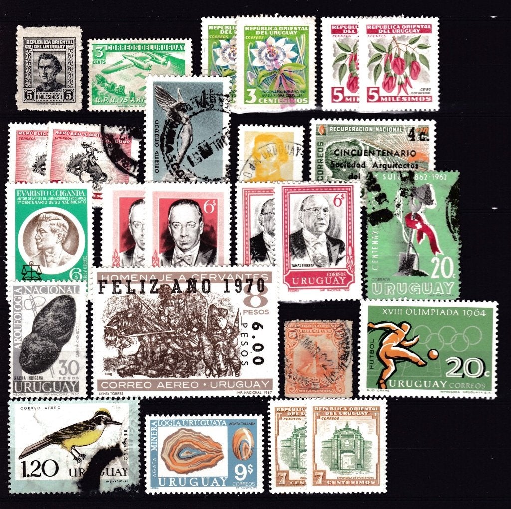 9022) Uruguay ca 25x, Postzegels en Munten, Ophalen of Verzenden, Noord-Amerika