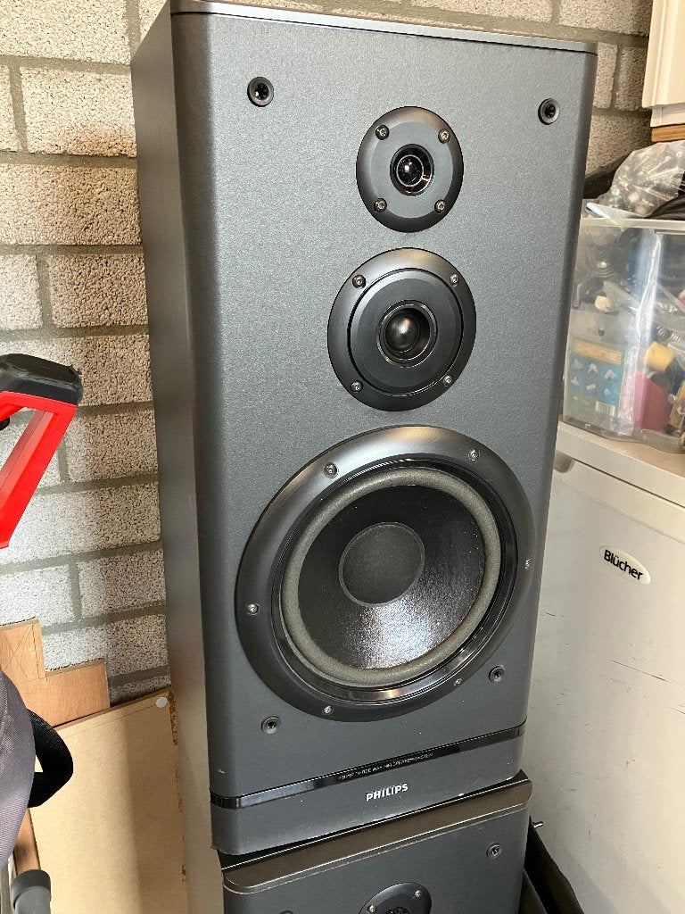 Philips FB297 luidsprekers, Ophalen, Philips, Refurbished, 120 watt of meer