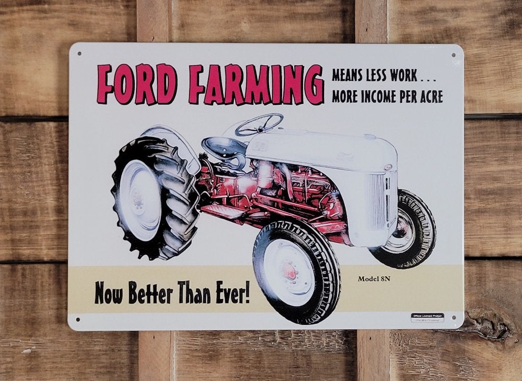 Ford Farming Tractor reclamebord van metaal wandbord deco, Verzamelen, Merken en Reclamevoorwerpen, Reclamebord, Info@deconoord.nl