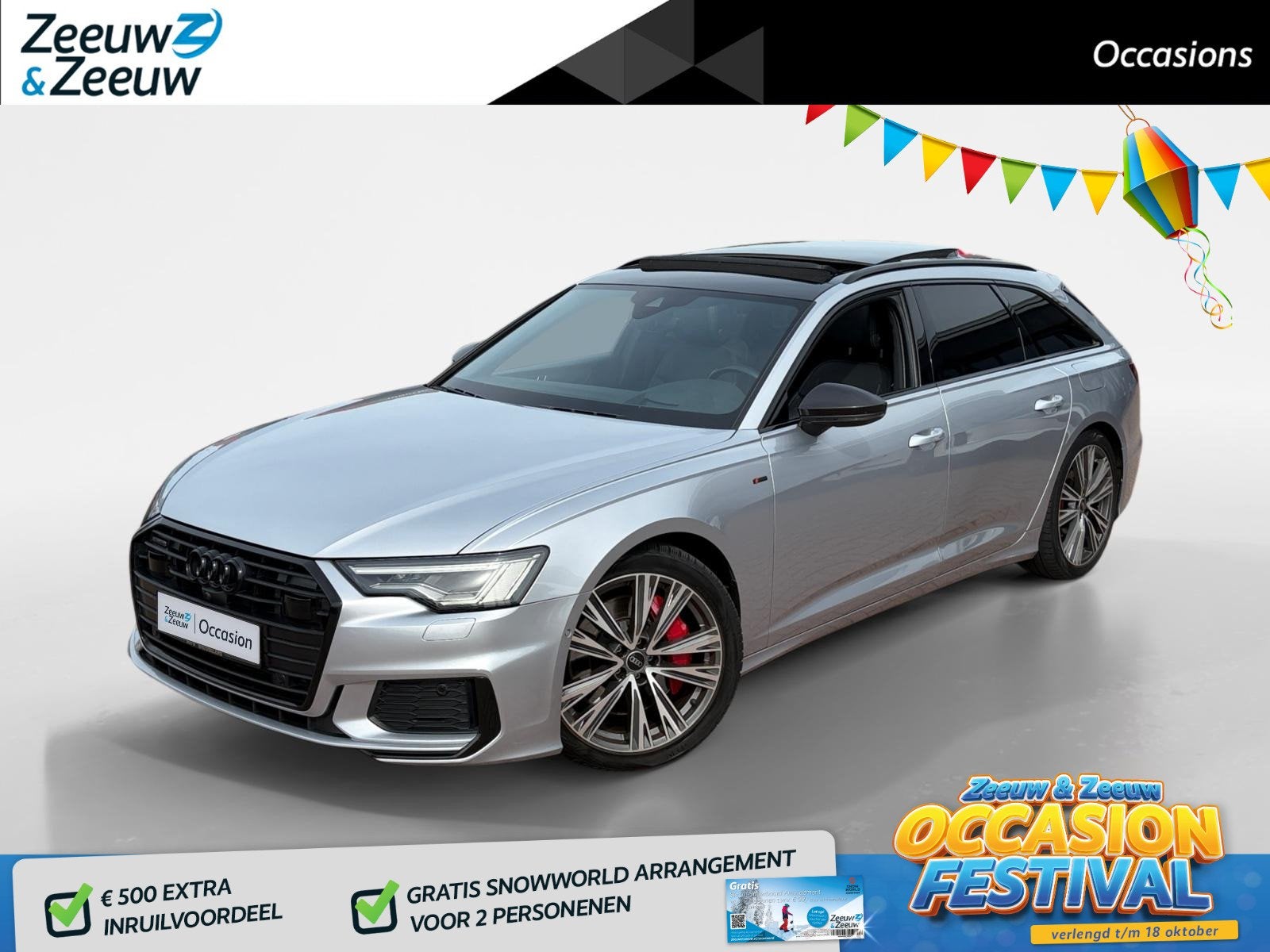 Audi A6 Avant 55 TFSI e quattro Competition *Navi*360Camera*, Automaat, Gebruikt, 4 cilinders, Vierwielaandrijving