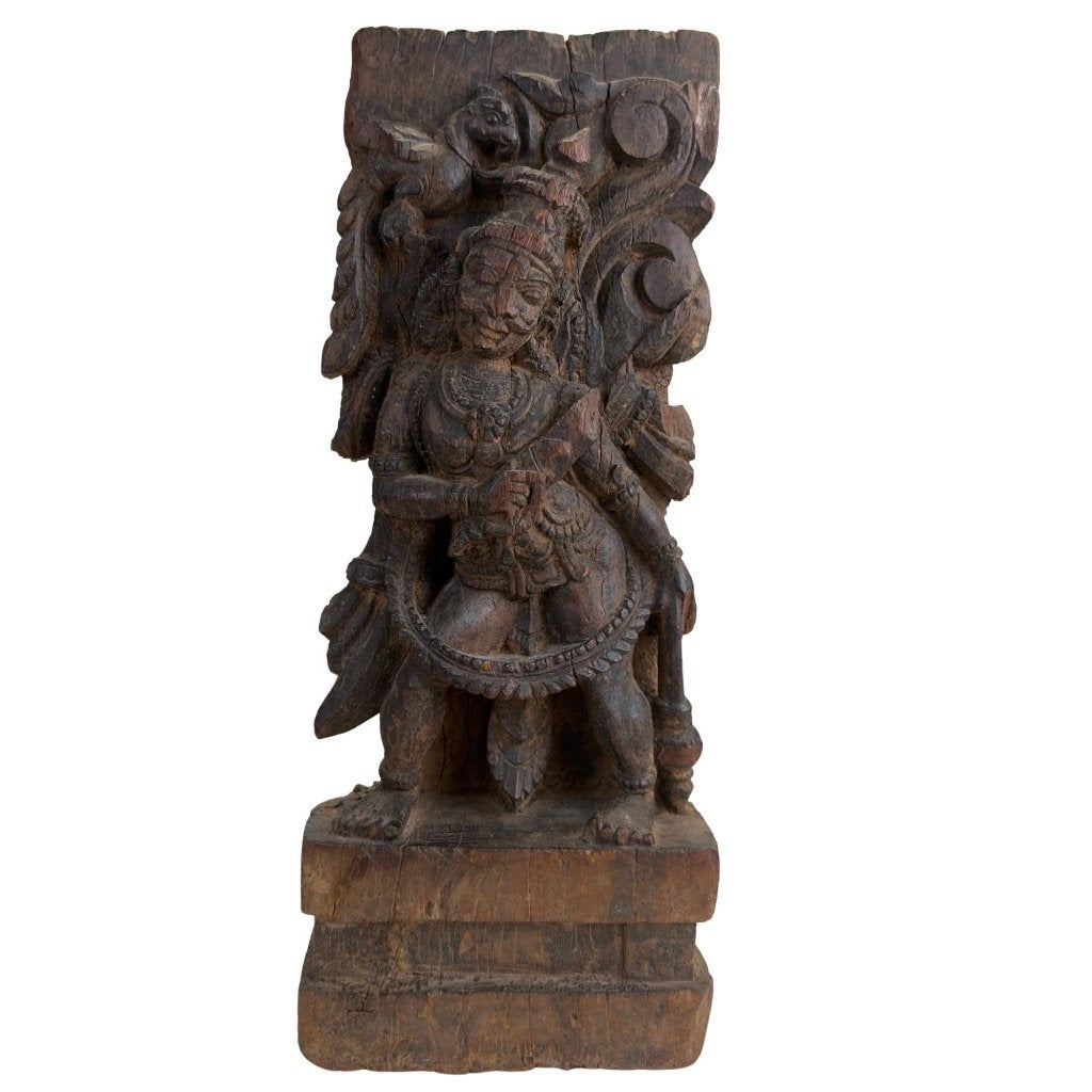 Tempelwagensnijwerk – Indiaas hout – Rama