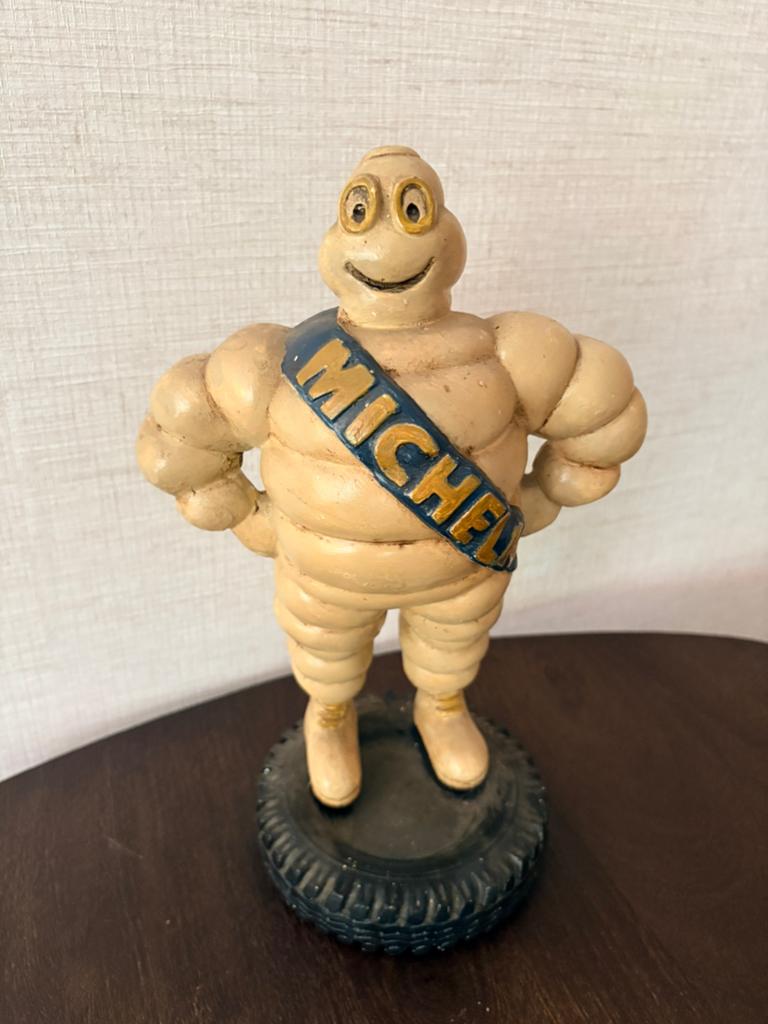 Vintage Gipsen Michelin Beeld – Jaren 60/70 (Bibendum), Ophalen of Verzenden, Gebruikt