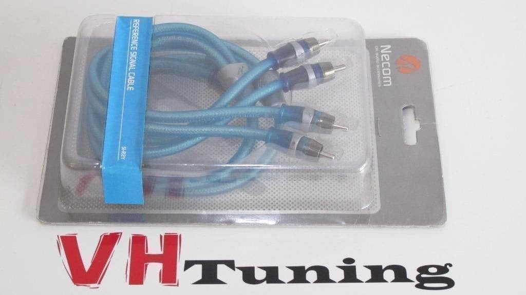 Necom SI-R2Y Dievoudige afgeschermde RCA signaal kabel 0,5M, Ophalen of Verzenden, Nieuw