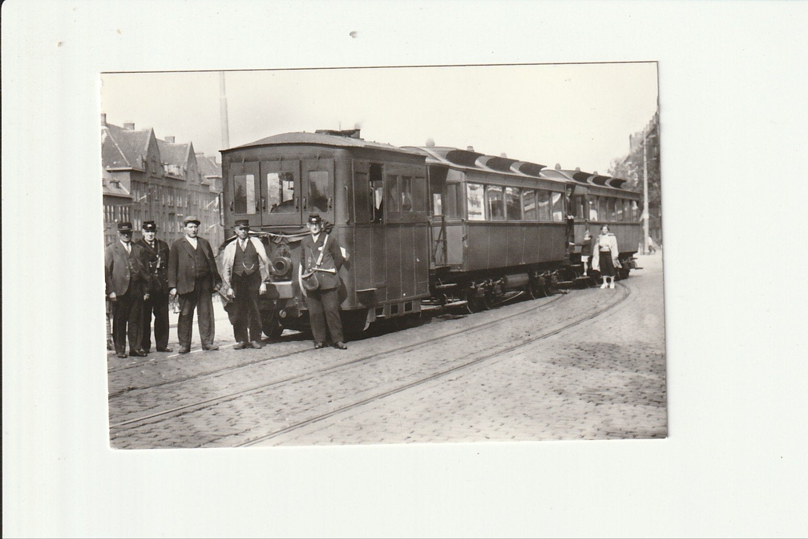 ROTTERDAM EN Z'N TRAM 219 MATHENESSERDIJK STOOMTRAM JUBILEUM, Verzamelen, Ophalen of Verzenden, Zo goed als nieuw, Voor 1940, Prent