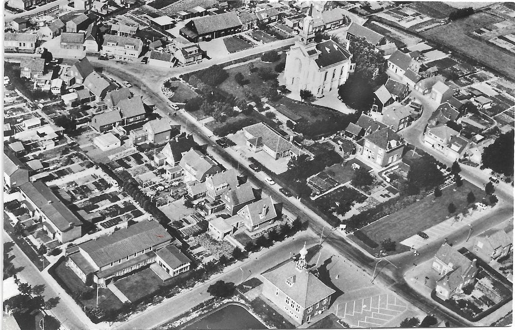 AK Wolphaartsdijk  - Panorama in vogelvlucht, Verzamelen, Ansichtkaarten | Nederland, Verzenden, 1960 tot 1980, Ongelopen, Zeeland