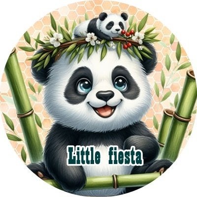 lf903 icing frosting panda 18cm eetbare taart plaat print, Ophalen of Verzenden, Nieuw, Taarten, Versiering