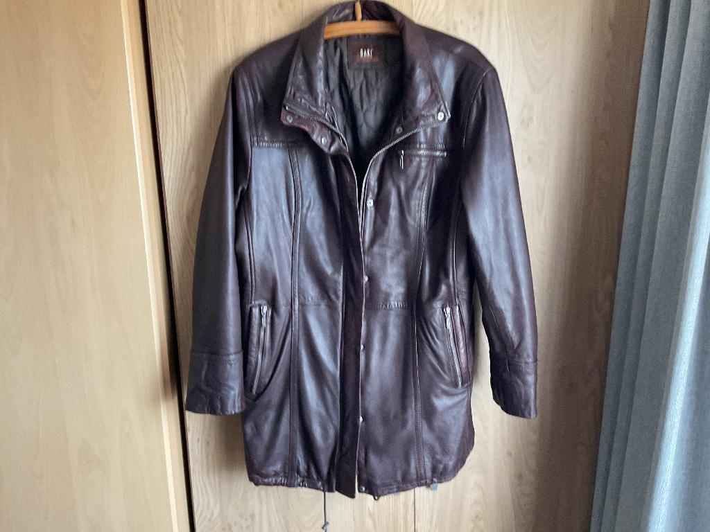 I.z.g.st.  Leren Damesjas maat 48, Kleding | Dames, Jassen | Winter, Ophalen of Verzenden, Zo goed als nieuw, Maat 46/48 (XL) of groter