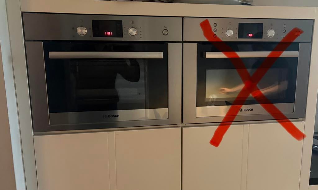 Bosch Stoomoven Inbouw HBC24D553 - Inbouw stoomoven, Witgoed en Apparatuur, Ovens, Gebruikt, Inbouw, Oven, 60 cm of meer, Stoom
