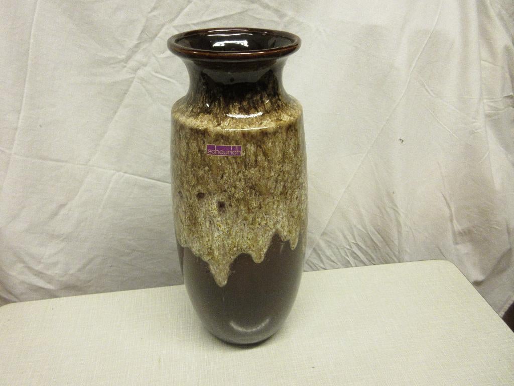 Vintage Scheurich Fat lava West Germany vaas, Ophalen of Verzenden