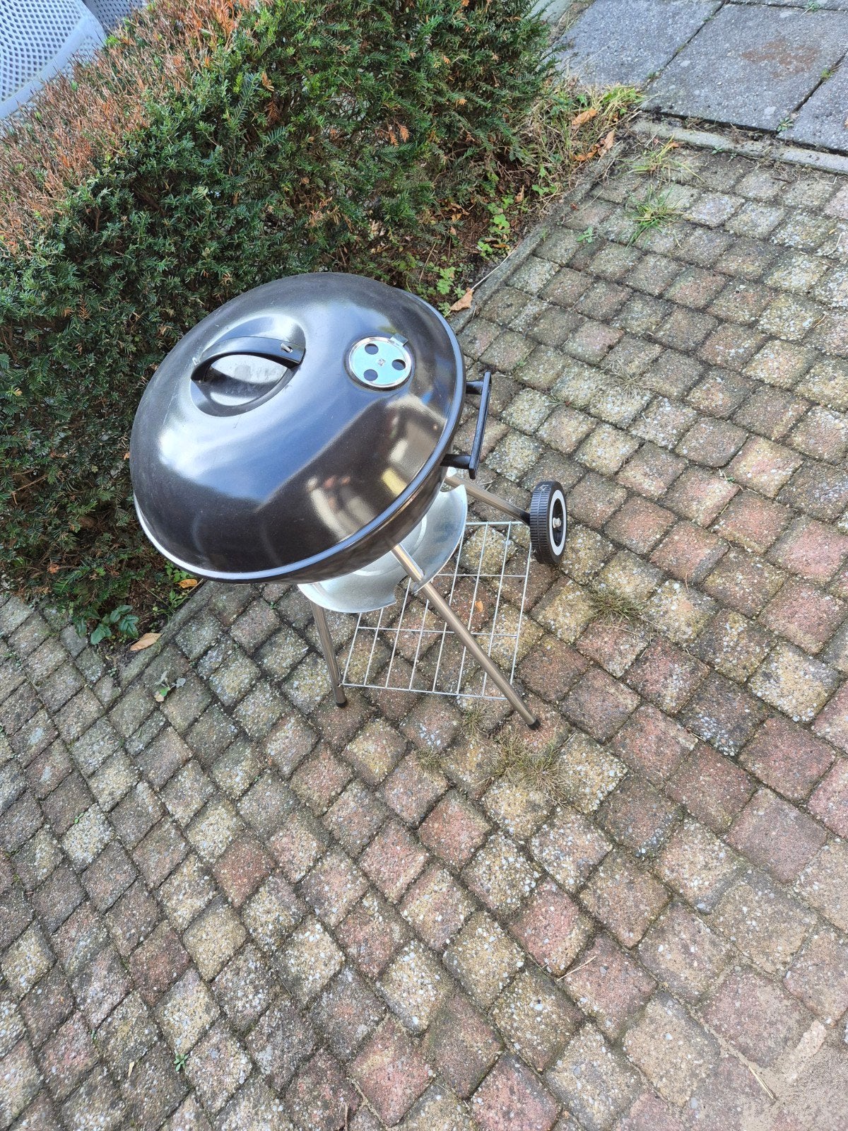 Compacte houtskool barbecue op wielen, Ophalen of Verzenden, Gebruikt