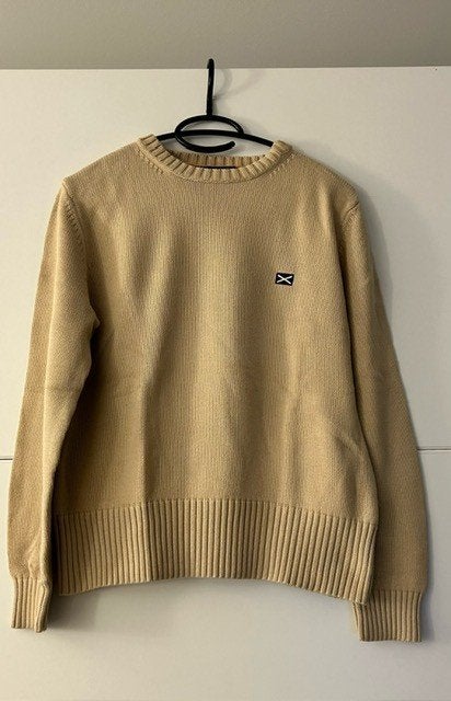 Scapa Sports beige katoenen trui, Scapa, Beige, Maat 42/44 (L), Ophalen of Verzenden