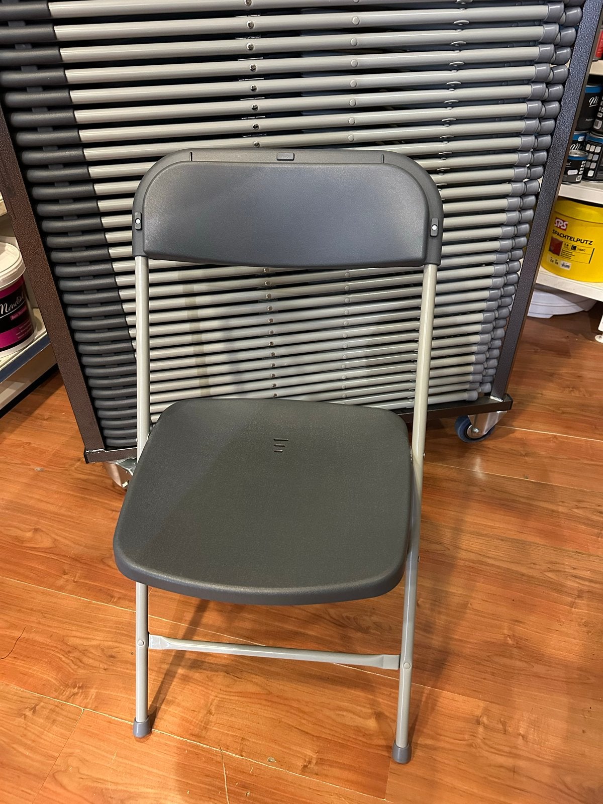 50 Klapstoelen epoxy met transportkar, Ophalen, Overige