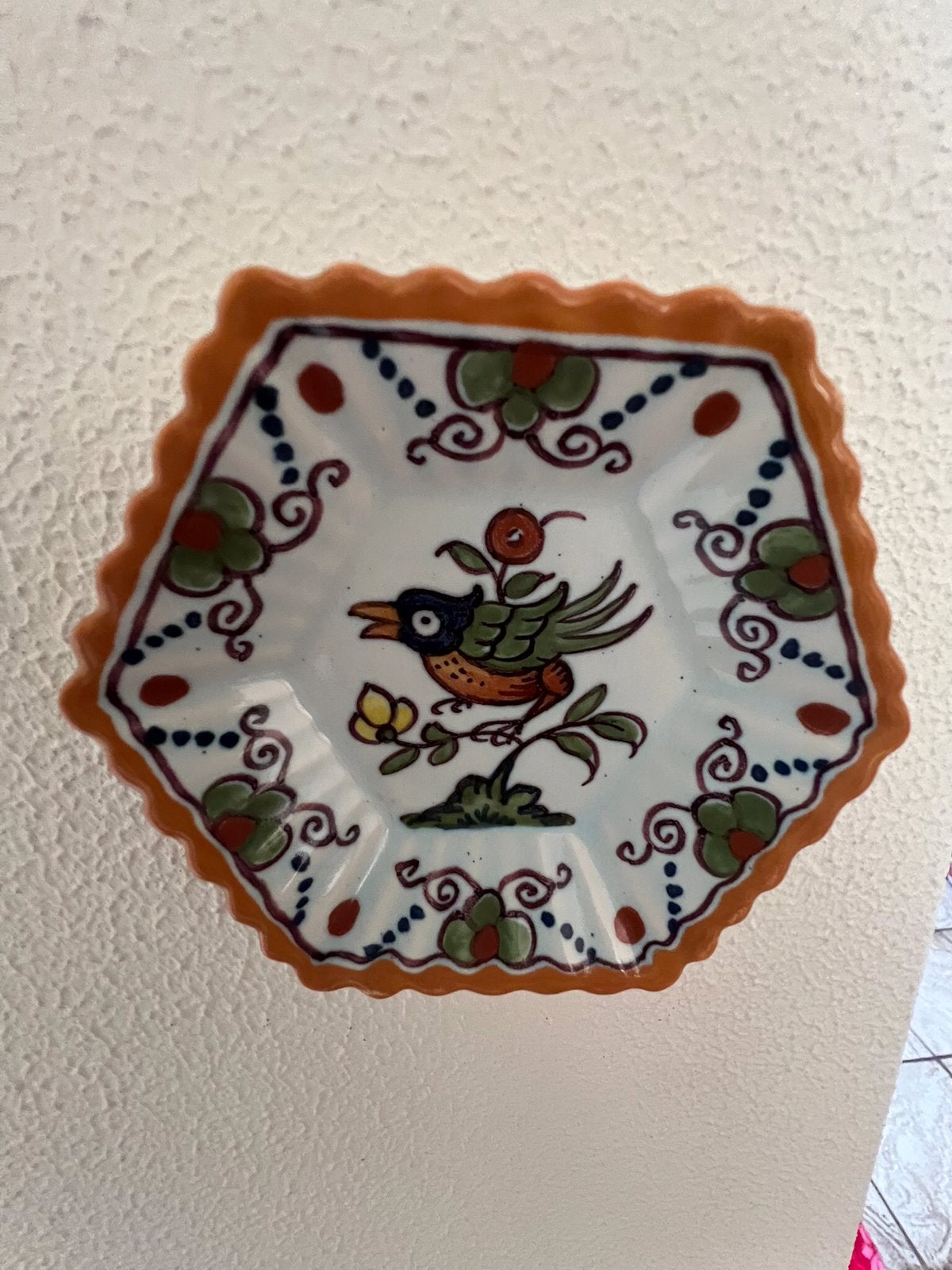3 handgeschilderde wandschaaltjes Altena Workum Makkum stijl, Ophalen