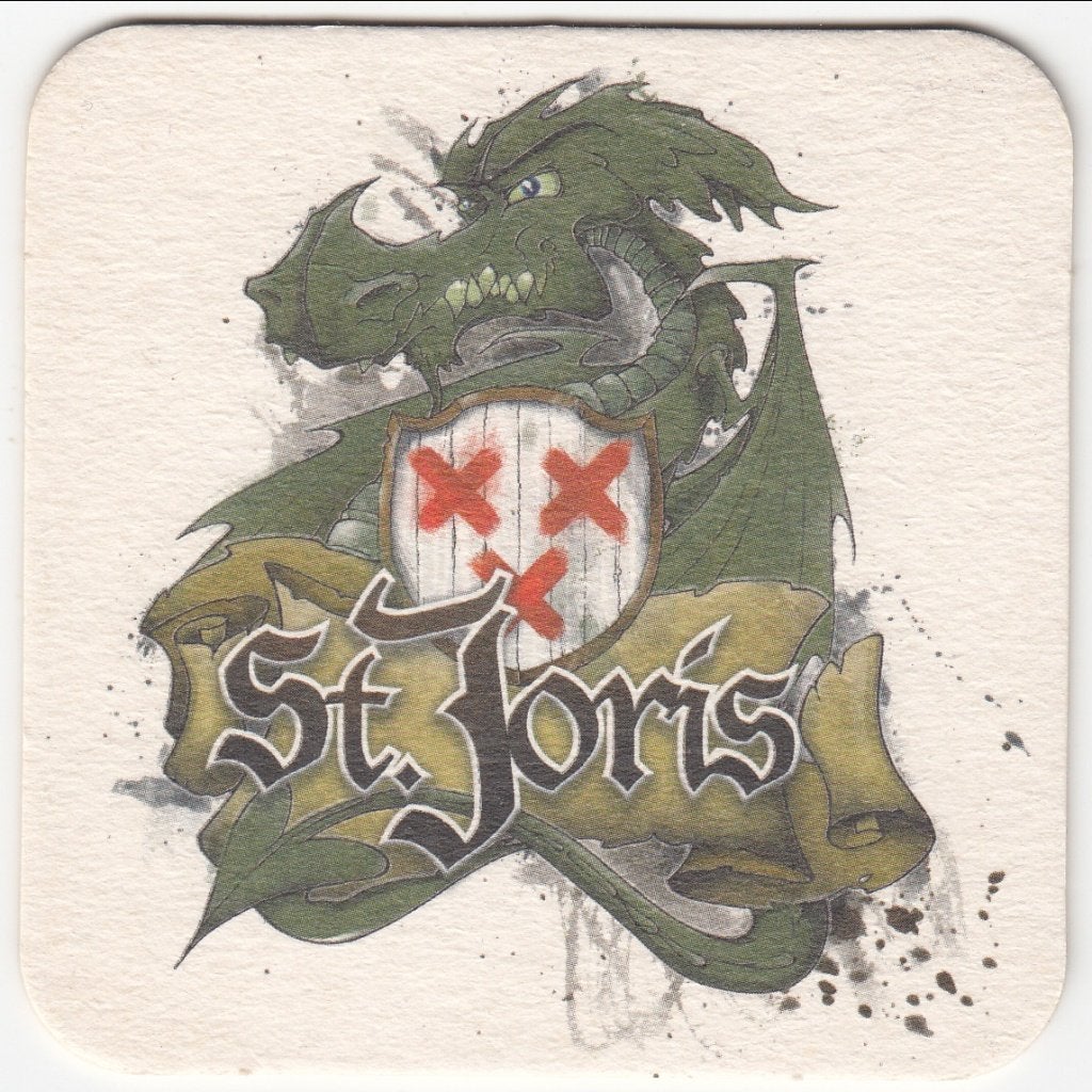 1 St.JORIS BIERVILTJE, Verzamelen, Biermerken, Ophalen of Verzenden, Gebruikt, Viltje(s), Overige merken